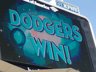 Dodgers on Dodgers Sweep Cards